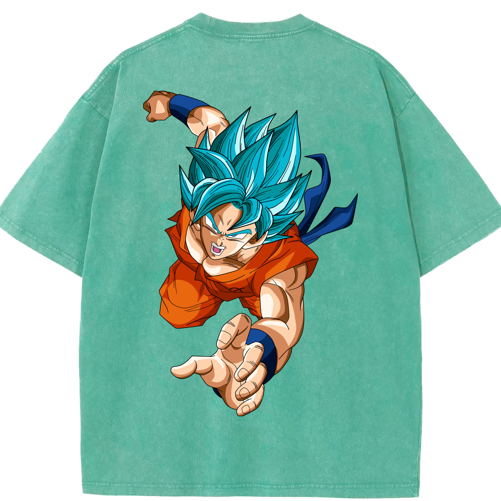 （画像用） ドラゴンボール ベジット DRAGON BALL Vegetto 綿100% ヴィンテージ風 半袖Tシャツ（背面プリント）